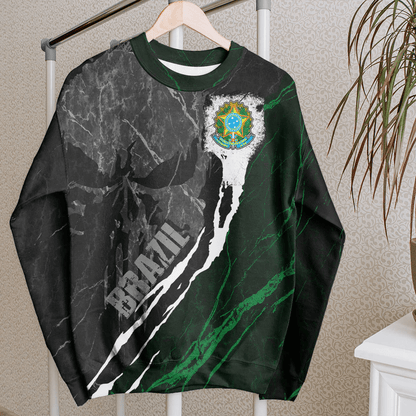 Clothing Brazil Sweatshirt Skull Pro Jersey