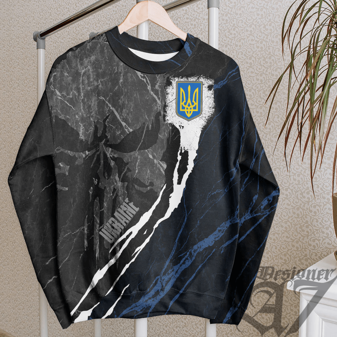 Clothing Ukraine Sweatshirt Skull Pro Jersey