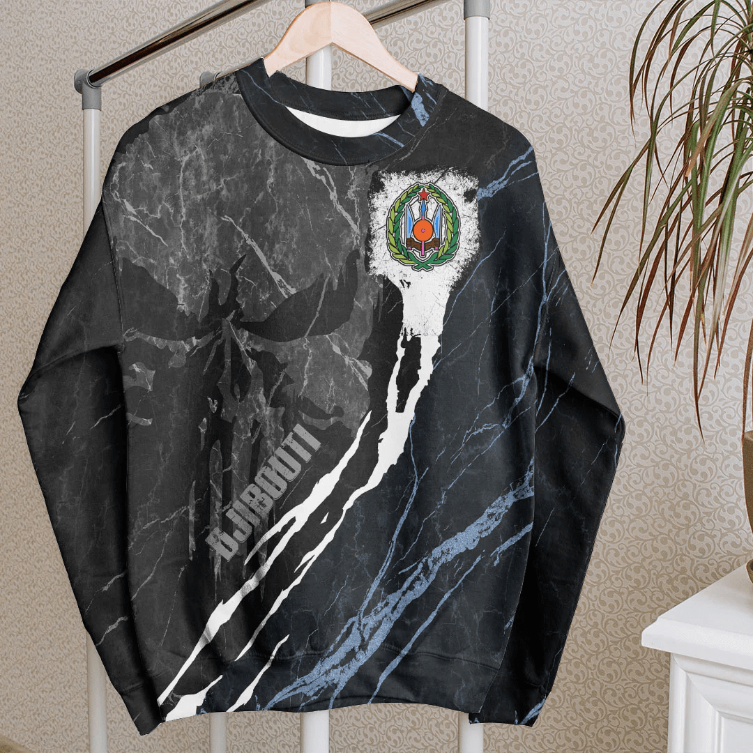 Clothing Djibouti Sweatshirt Skull Pro Jersey