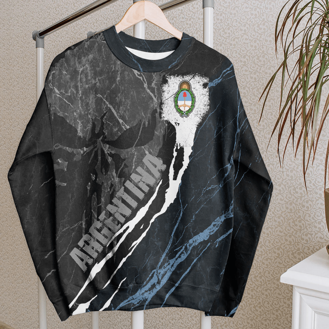 Clothing Argentina Sweatshirt Skull Pro Jersey