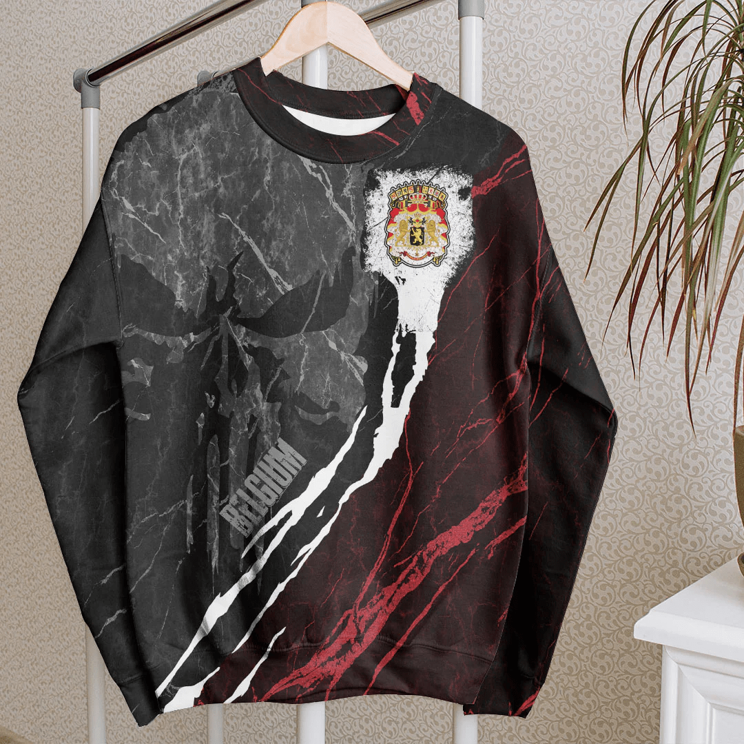 Clothing Belgium Sweatshirt Skull Pro Jersey