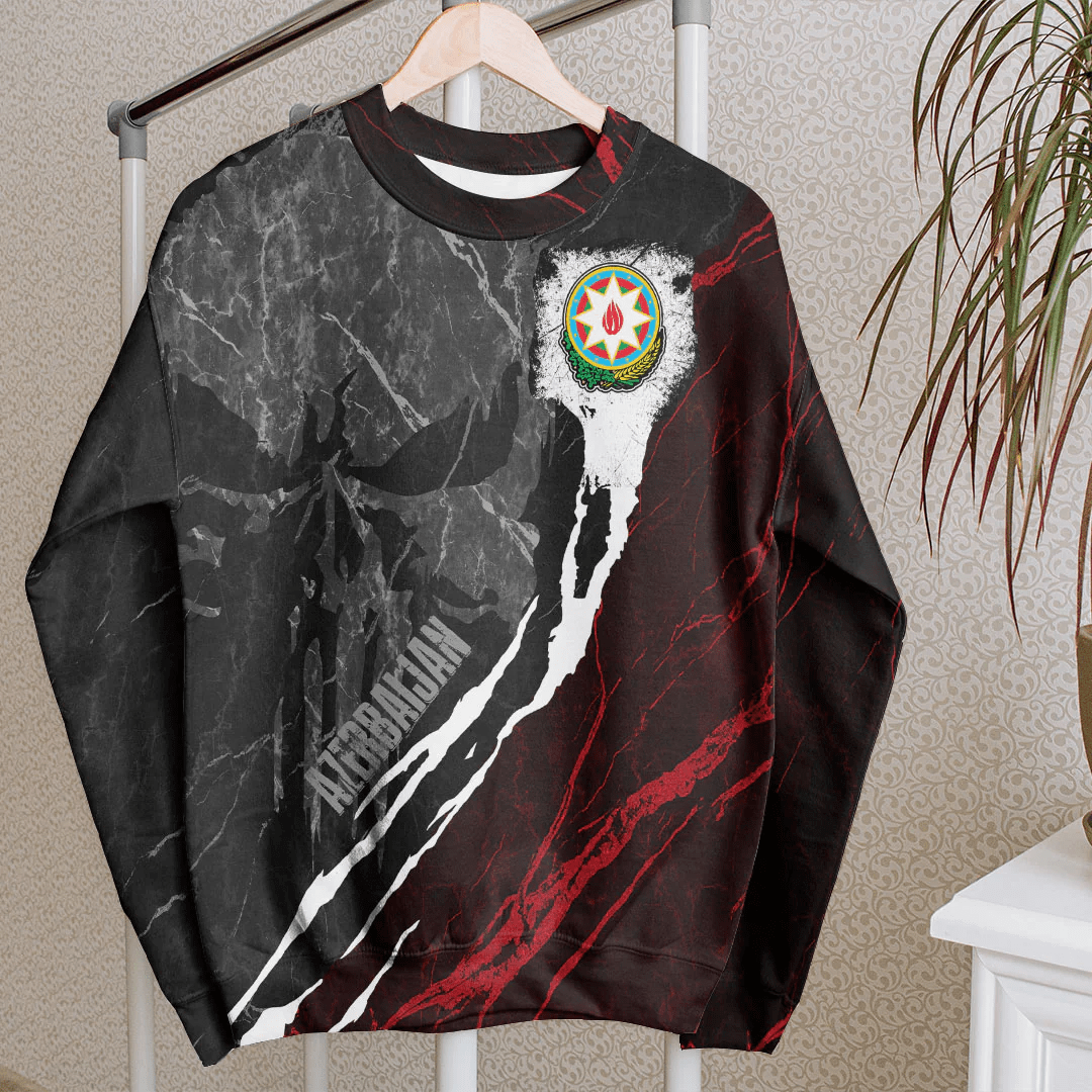 Clothing Azerbaijan Sweatshirt Skull Pro Jersey