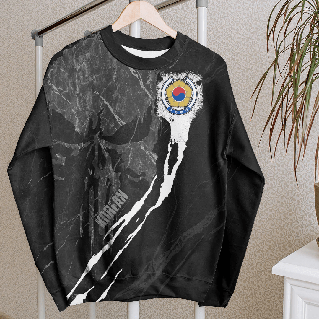 Clothing Korean Sweatshirt Skull Pro Jersey