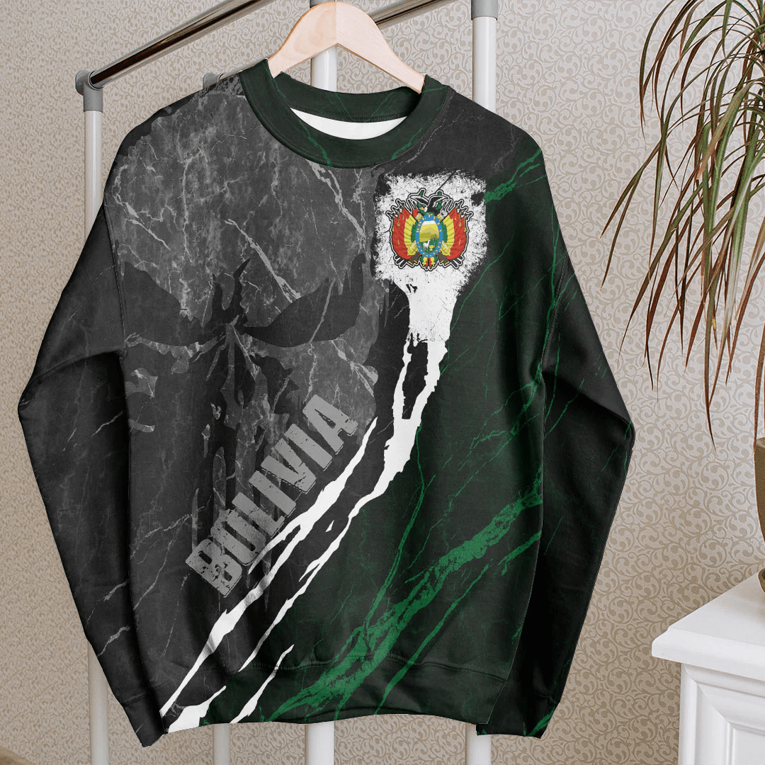 Clothing Bolivia Sweatshirt Skull Pro Jersey
