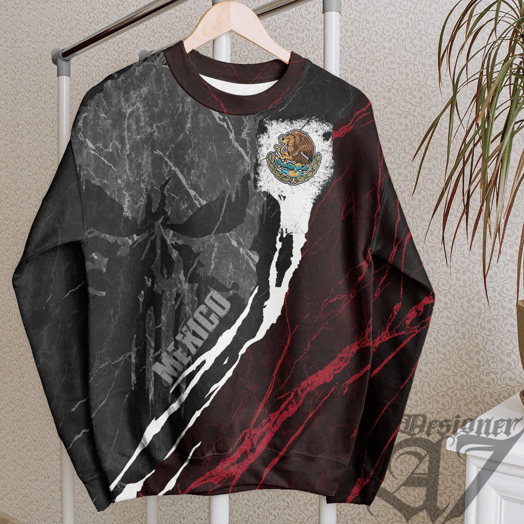 Clothing Mexico Sweatshirt Skull Pro Jersey