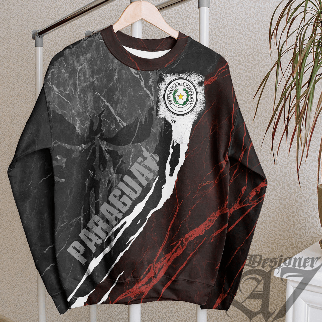 Clothing Paraguay Sweatshirt Skull Pro Jersey