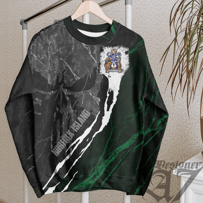 Clothing Norfolk Island Sweatshirt Skull Pro Jersey