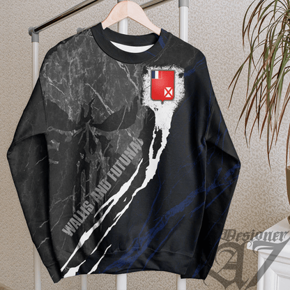 Clothing Wallis And Futuna Sweatshirt Skull Pro Jersey