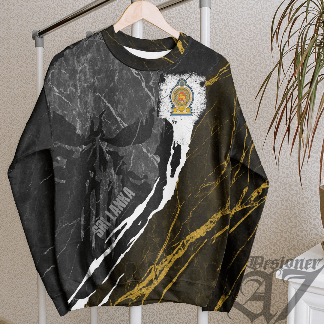 Clothing Sri Lanka Sweatshirt Skull Pro Jersey