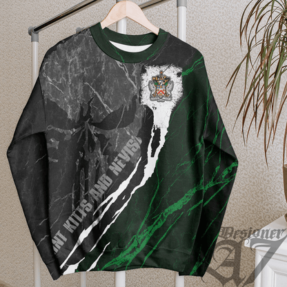 Clothing Saint Kitts Nevis Sweatshirt Skull Pro Jersey