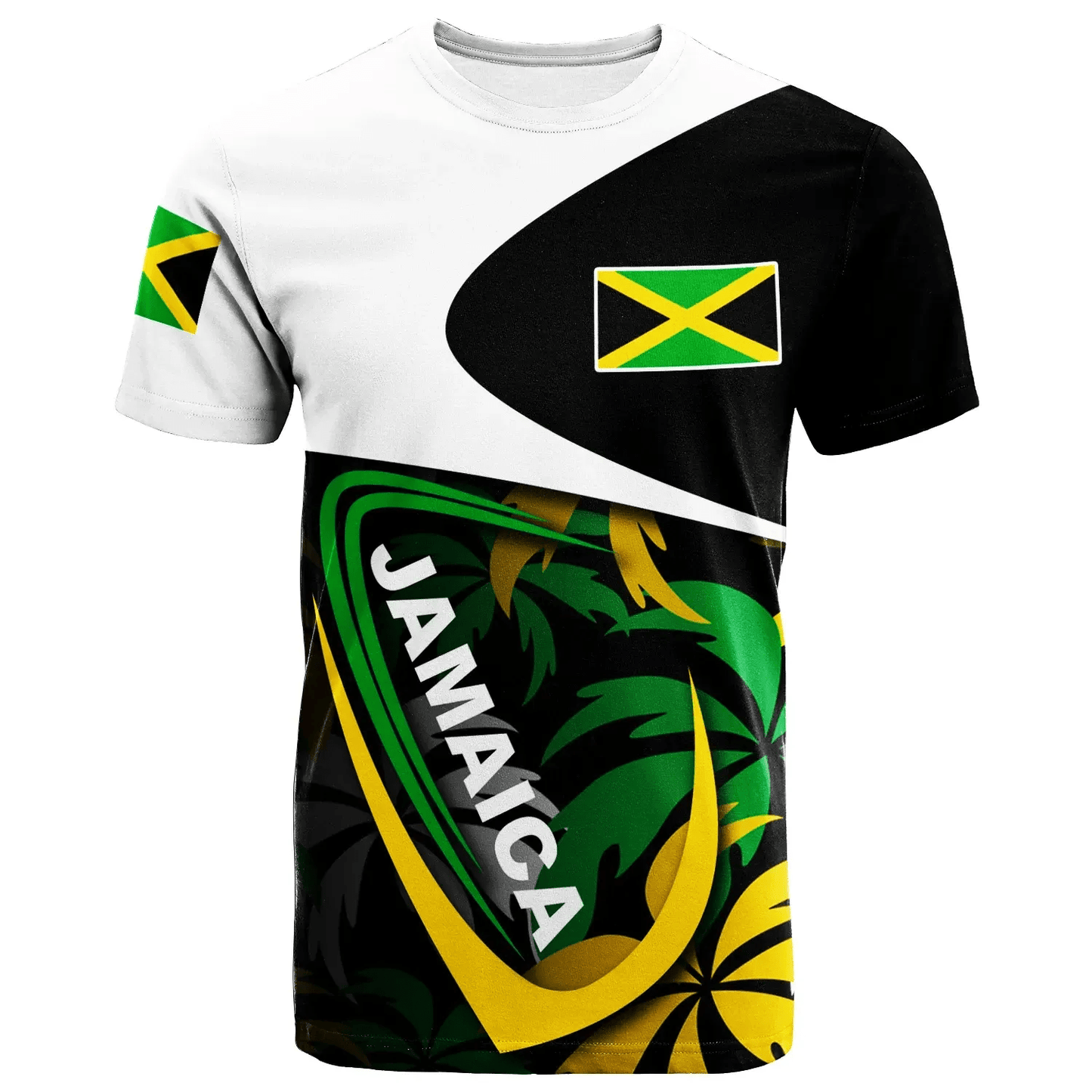 Jamaica T Shirt Jamaica Palm Tree Style