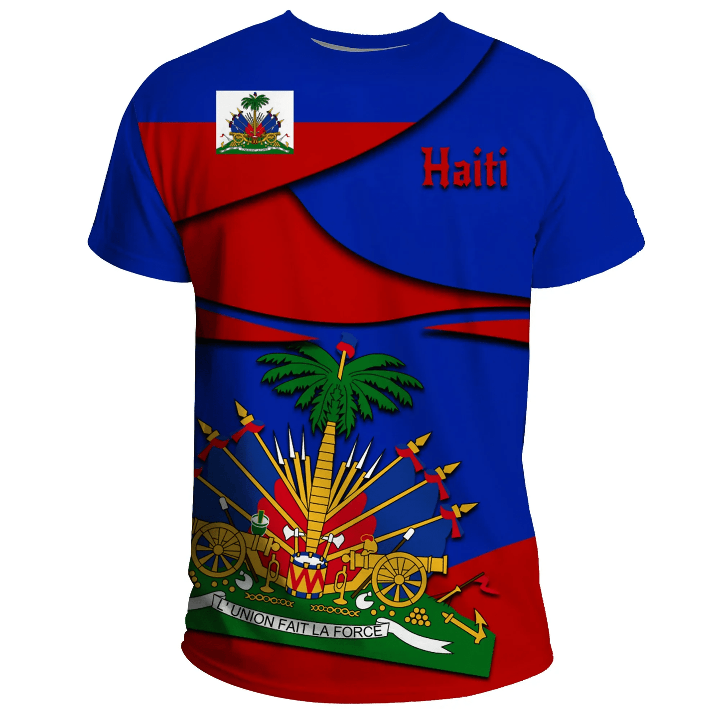 Haiti T Shirt Coat Of Arms Haiti Coat of Arms Printed Shirt