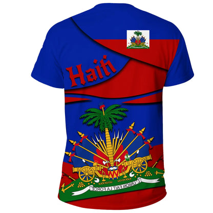 Haiti T Shirt Coat Of Arms Haiti Coat of Arms Printed Shirt