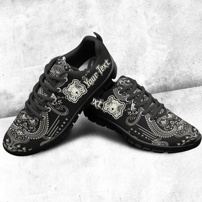 Africa Shoes Botswana Sneakers African Dashiki Art Baroque and Multi Flower