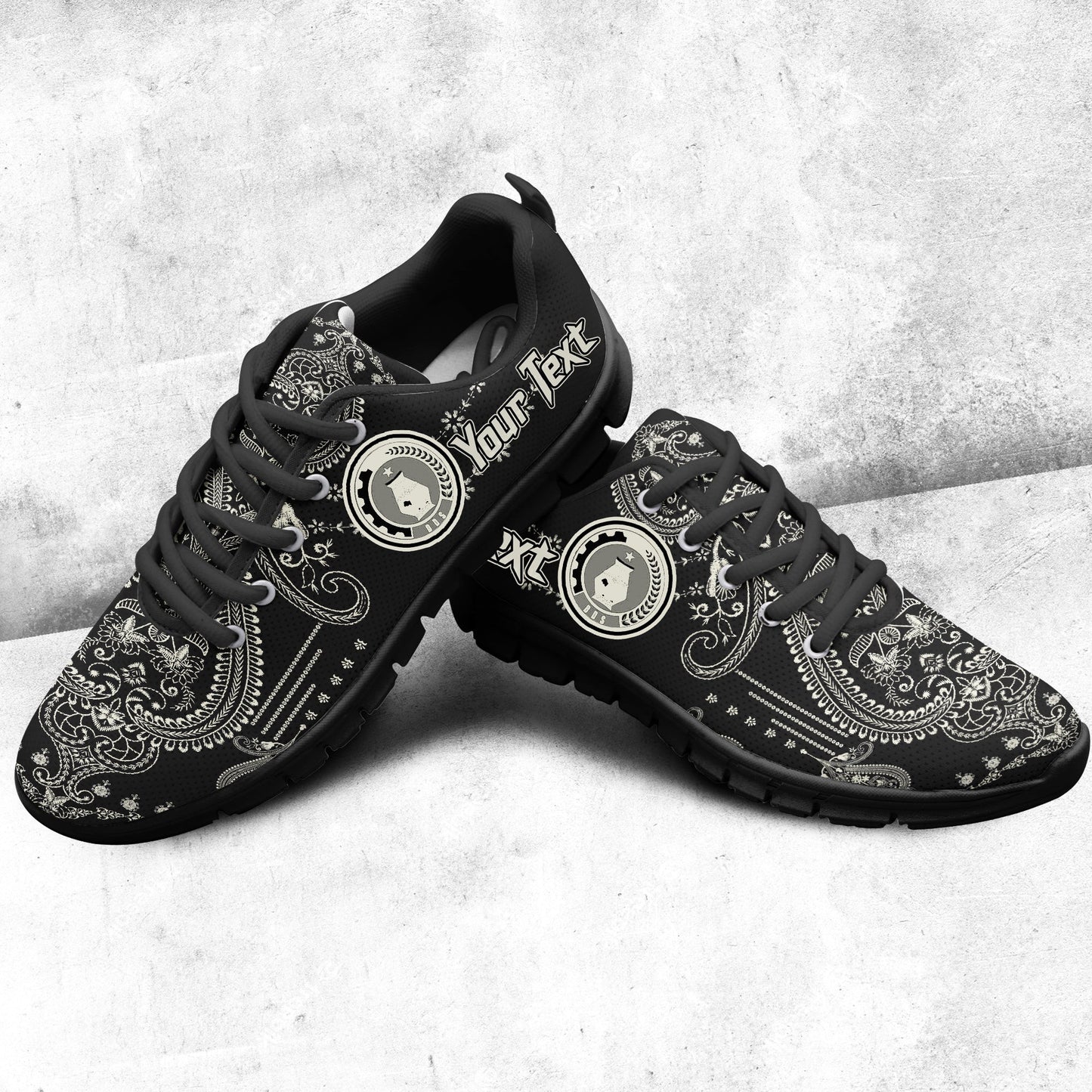 Africa Shoes Somali Ethiopia National Regional State Sneakers African Dashiki Art Baroque and Multi Flower