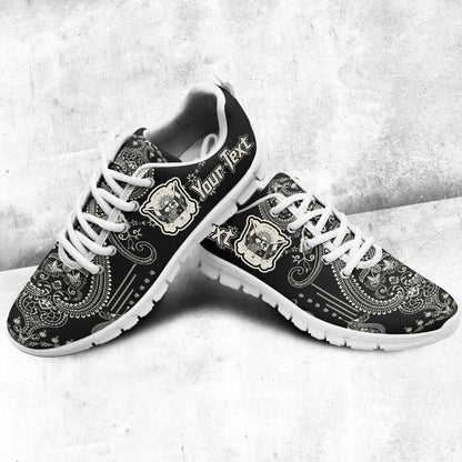 Africa Shoes Central African Sneakers African Dashiki Art Baroque and Multi Flower
