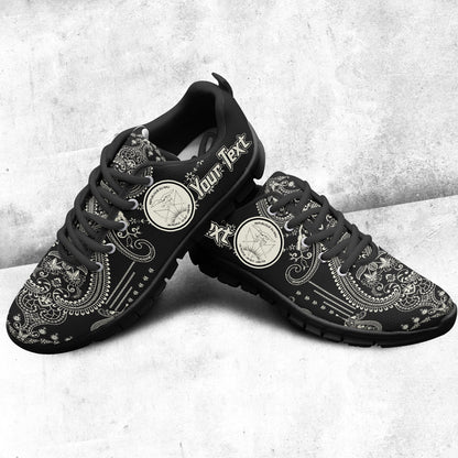Africa Shoes Mali Sneakers African Dashiki Art Baroque and Multi Flower