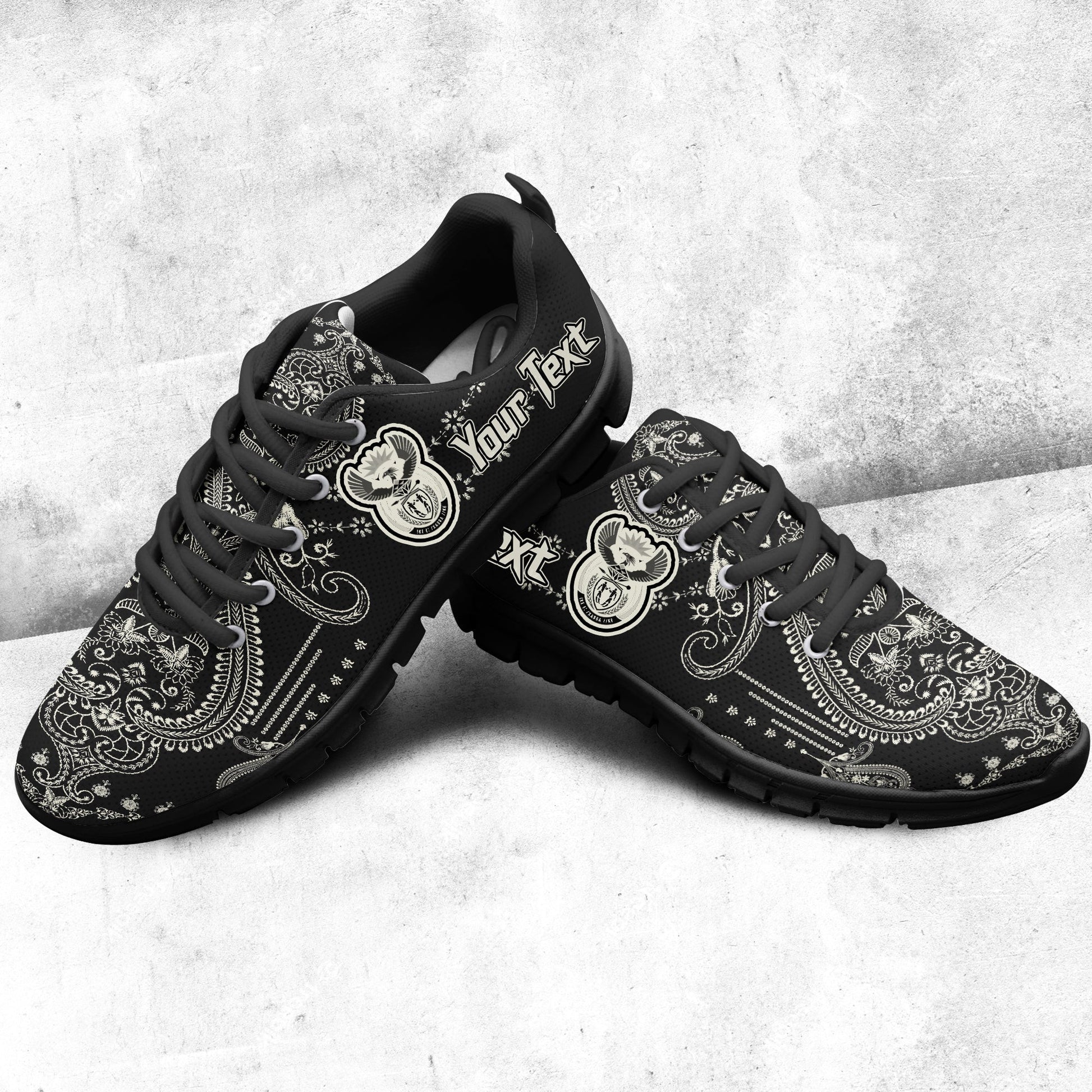 Africa Shoes South Africa Sneakers African Dashiki Art Baroque and Multi Flower