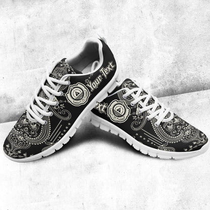 Africa Shoes Cape Verde Sneakers African Dashiki Art Baroque and Multi Flower