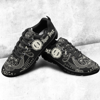 Africa Shoes Eritrea Sneakers African Dashiki Art Baroque and Multi Flower