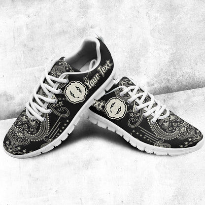 Africa Shoes Eritrea Sneakers African Dashiki Art Baroque and Multi Flower