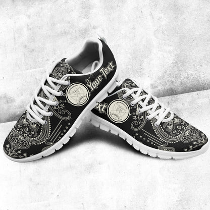 Africa Shoes Mali Sneakers African Dashiki Art Baroque and Multi Flower