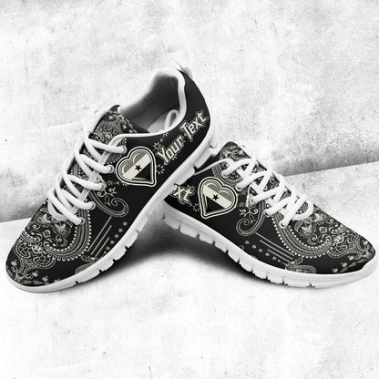 Africa Shoes Gambella Ethiopia National Regional State Sneakers African Dashiki Art Baroque and Multi Flower