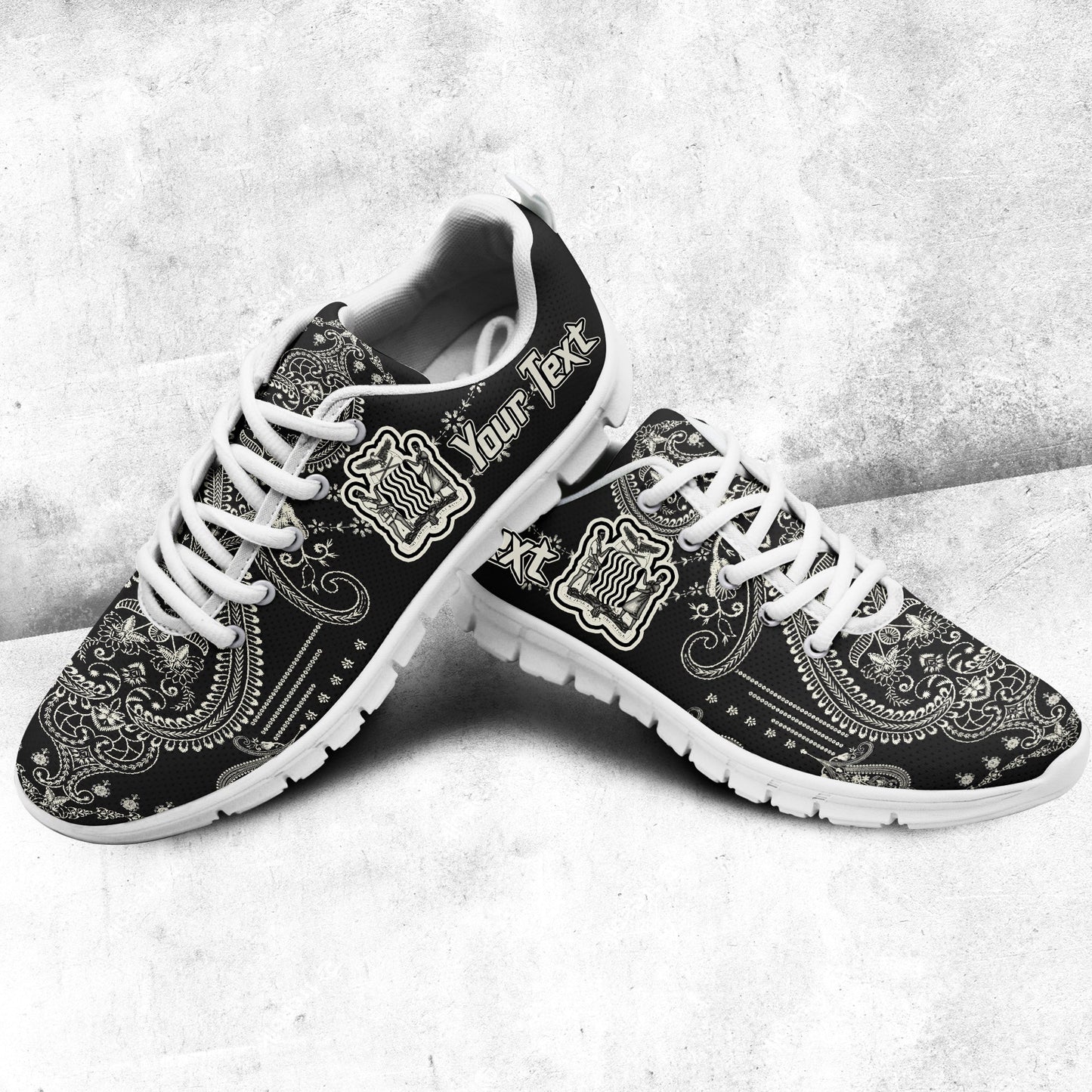 Africa Shoes Zambia Sneakers African Dashiki Art Baroque and Multi Flower