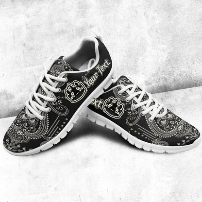 Africa Shoes Lesotho Sneakers African Dashiki Art Baroque and Multi Flower
