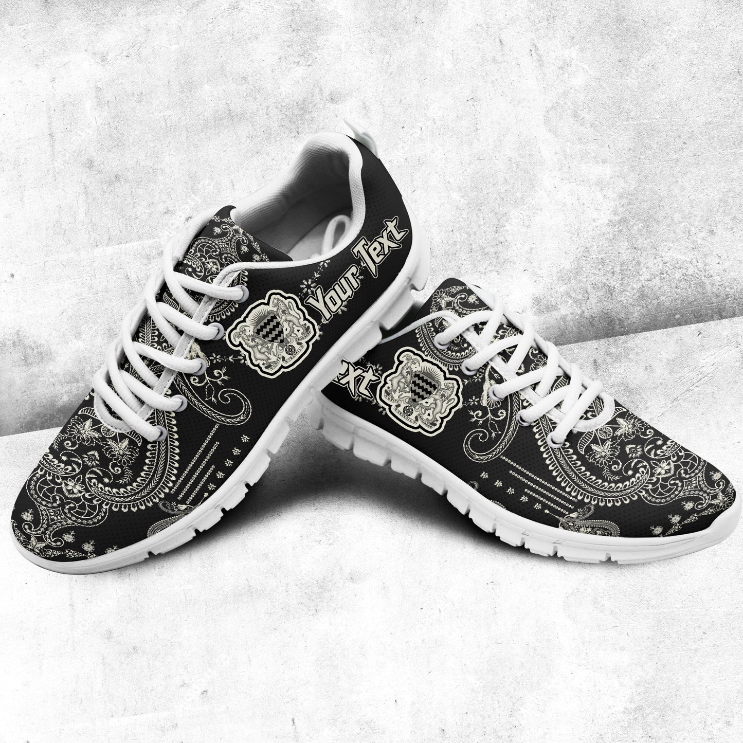 Africa Shoes Chad Sneakers African Dashiki Art Baroque and Multi Flower