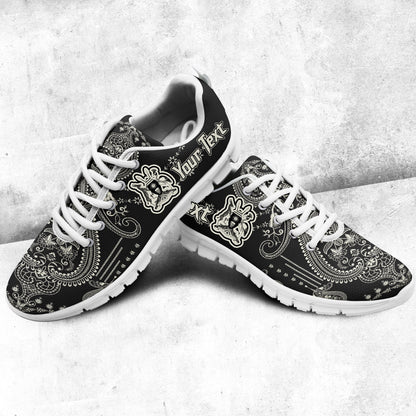 Africa Shoes Uganda Sneakers African Dashiki Art Baroque and Multi Flower