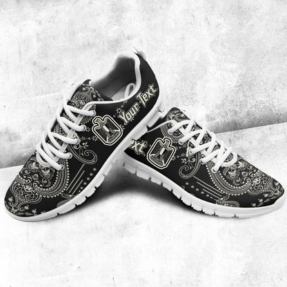Africa Shoes Egypt Sneakers African Dashiki Art Baroque and Multi Flower
