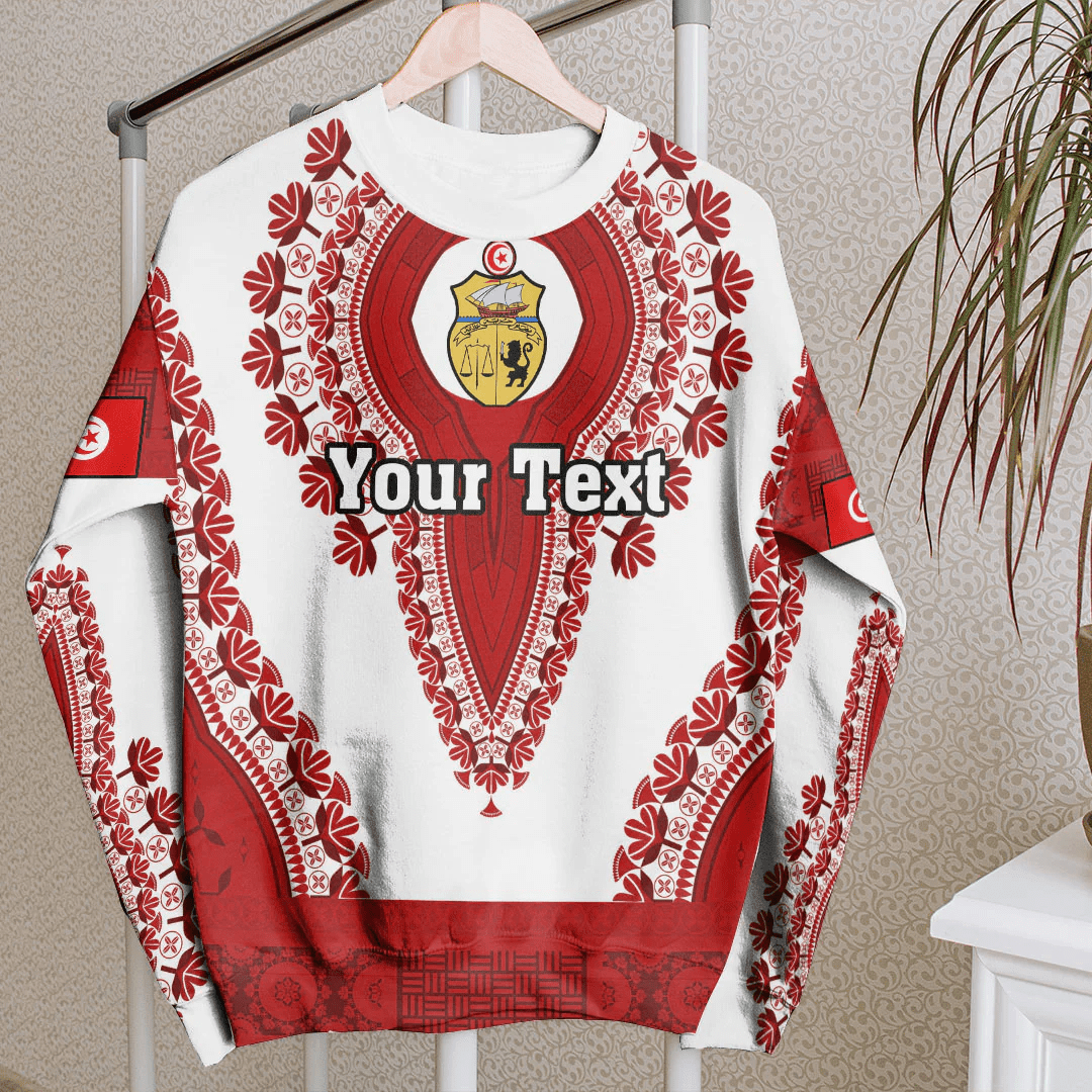 Africa Clothing Tunisia White Version Sweatshirt Vintage African Dashiki