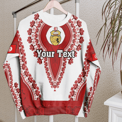 Africa Clothing Tunisia White Version Sweatshirt Vintage African Dashiki