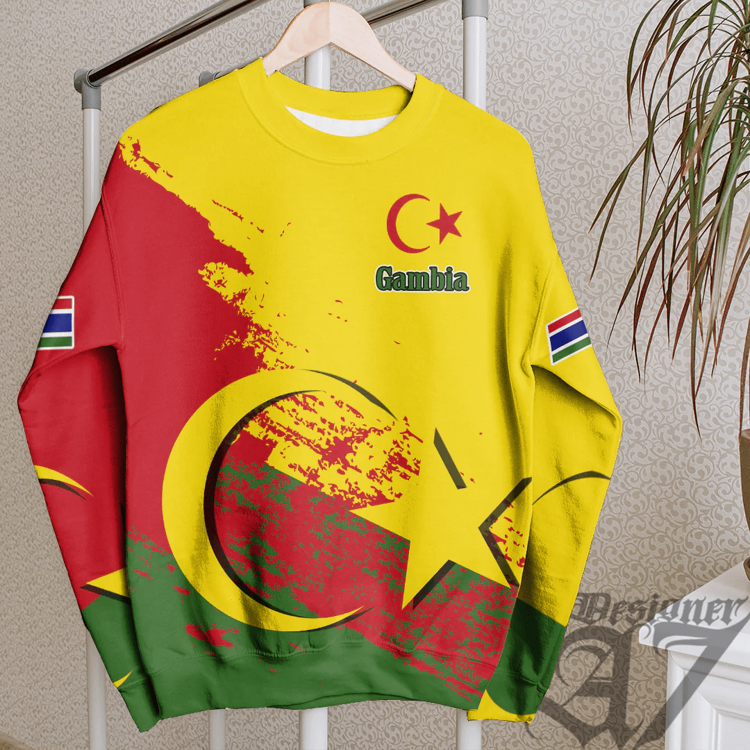 Clothing Gambia Yellow Version Special SweatShirt