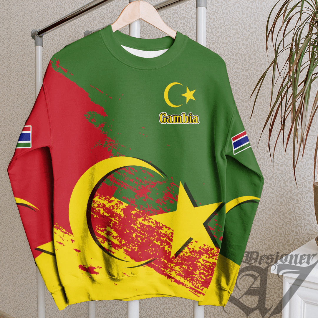 Clothing Gambia Green Version Special SweatShirt