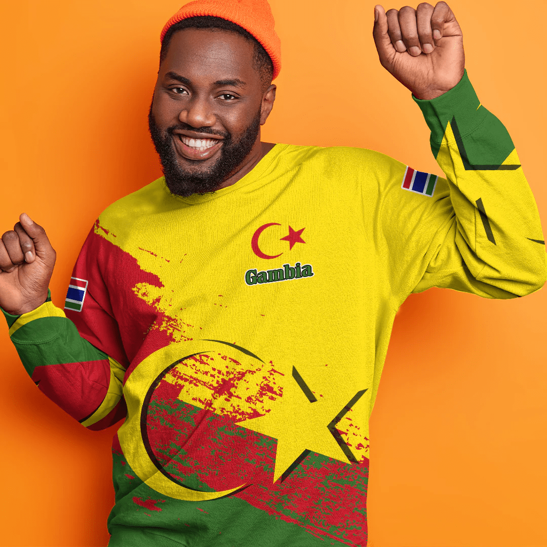 Clothing Gambia Yellow Version Special SweatShirt