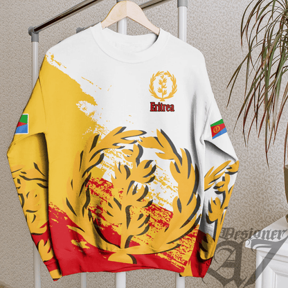Clothing Eritrea White Version Special SweatShirt