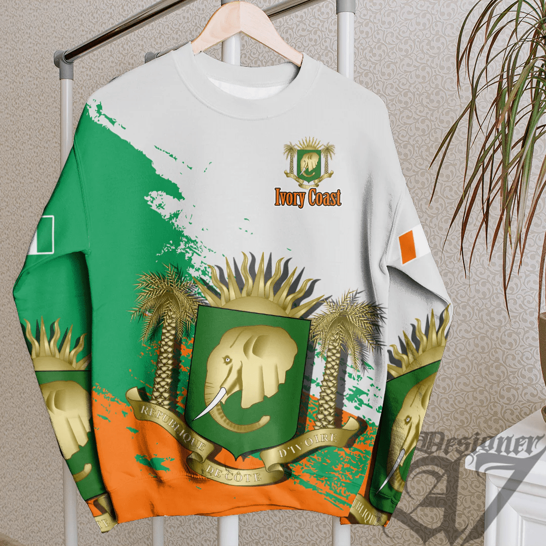 Clothing Ivory Coast White Version Special SweatShirt