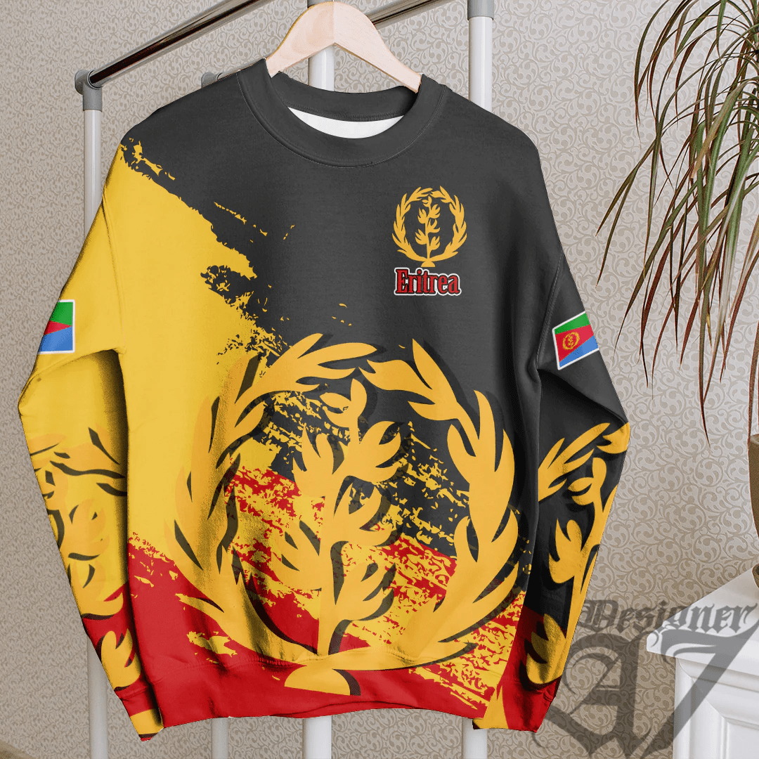 Clothing Eritrea Black Version Special SweatShirt