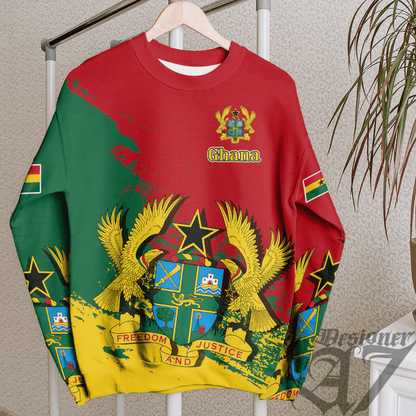 Clothing Ghana Red Version Special SweatShirt