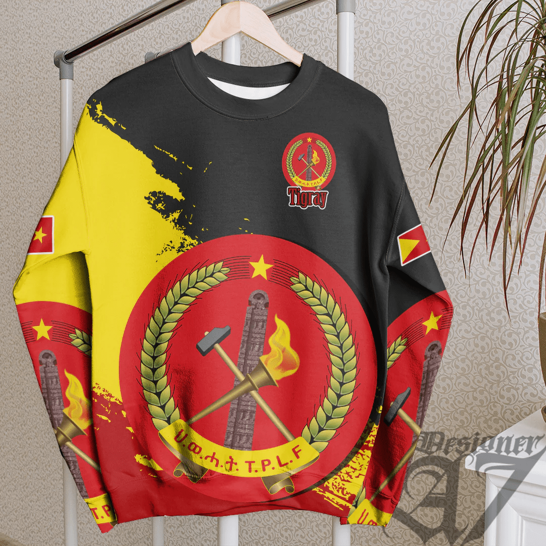 Clothing Tigray Black Version Ethiopia National Regional States Special SweatShirt