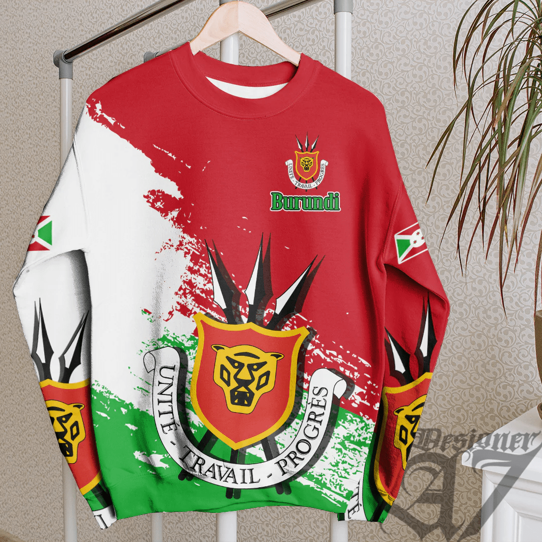 Clothing Burundi Red Verison Special SweatShirt