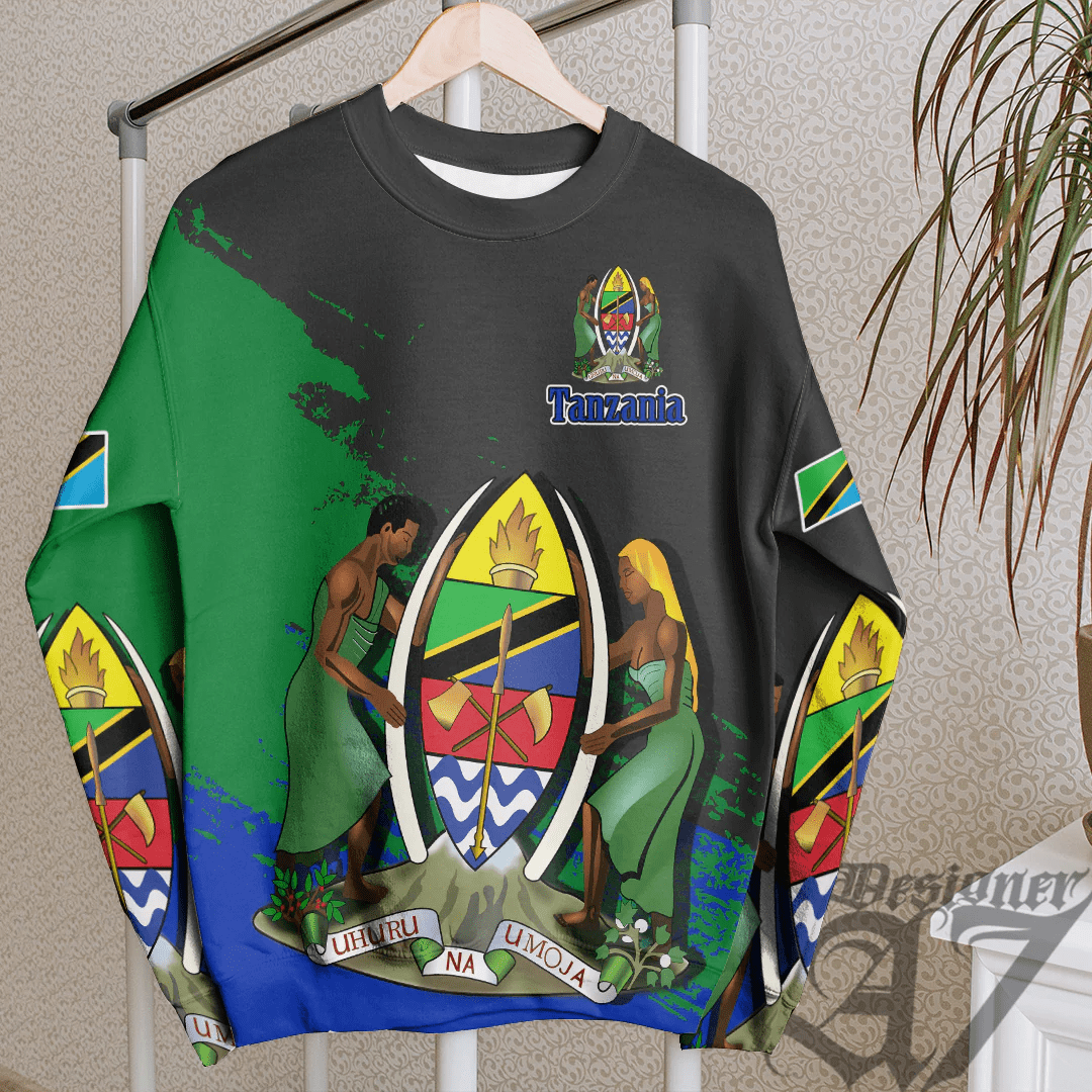 Clothing Tanzania Black Version Special SweatShirt