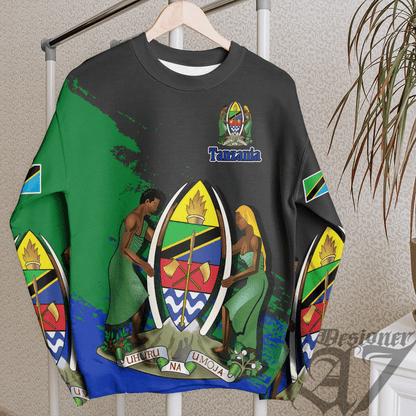 Clothing Tanzania Black Version Special SweatShirt