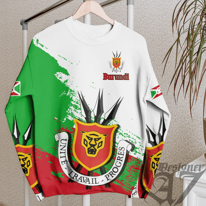 Clothing Burundi White Verison Special SweatShirt