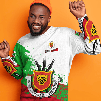 Clothing Burundi White Verison Special SweatShirt