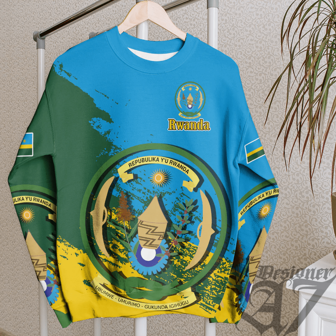Clothing Rwanda Blue Version Special SweatShirt