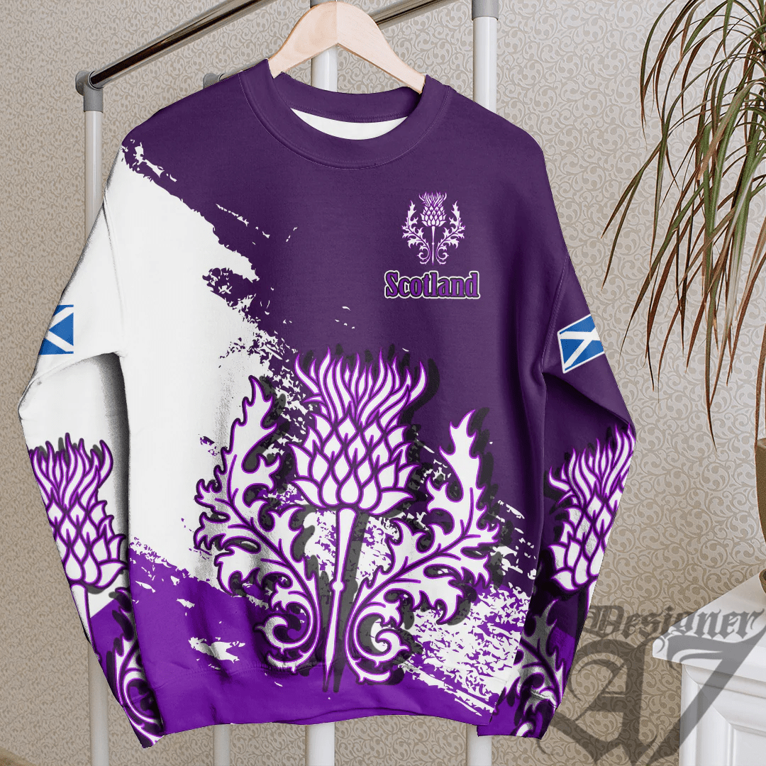 Clothing Scotland Purple Version Special SweatShirt