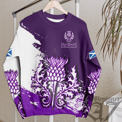 Clothing Scotland Purple Version Special SweatShirt